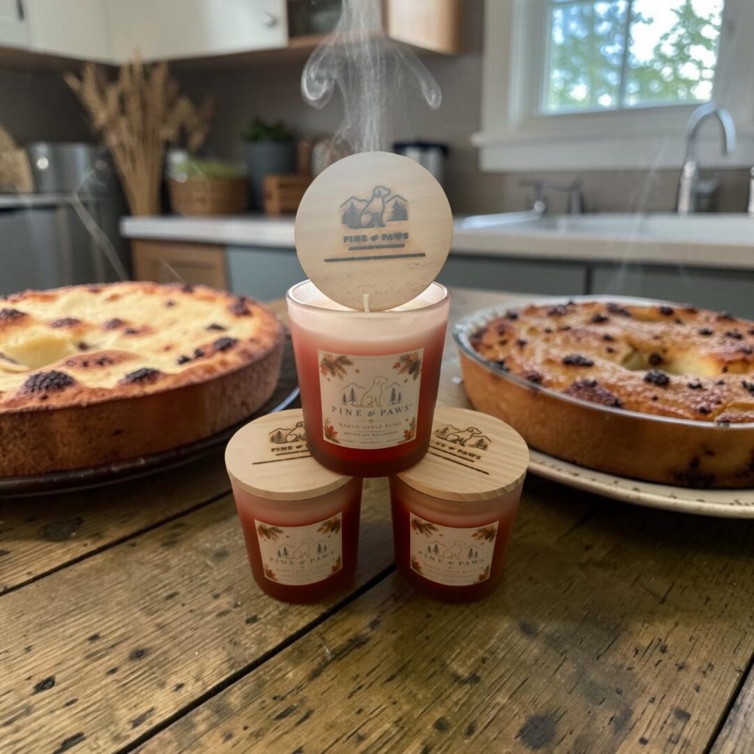 Baked Apple Bliss by Pine and Paws Candles